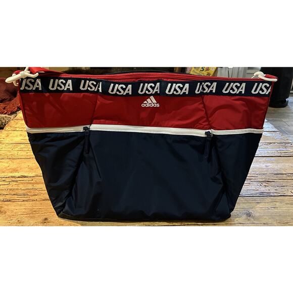 adidas Other - Adidas Originals Studio III Gym Bag USA Volleyball Limited Edition Navy/Red NWOT